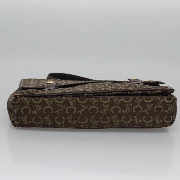 CELINE C Sulky Hand Bag Canvas Brown - Picture 9 of 13